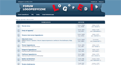 Desktop Screenshot of forumlogopedyczne.pl